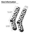 thumbnail image 2 of Vsdgher Cute Cartoon Polar Bear Knee Socks, High Socks Long Stretchy Sock Women Knee High Stocking, Long Socks for Women, 2 of 6