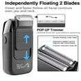 thumbnail image 4 of stanreset Face Shaving Machine With Popup Trimmer For Versatile 3 ADJUSTABLE SPEED Travel Lock FunctionThe black, 4 of 6