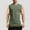 Army Green, variant on LADIGASU Men's Solid Color Elasticity Casual Fitness Sport Permeability V Neck Tank Tops