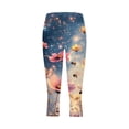 thumbnail image 4 of Jamicy Women's Athletic Pants Spring Outfits 2025 High Waisted Soft Capris Leggings Light Control Super Stretch Comfort Workout Gym Yoga Perfect Casual Women's Leggings, 4 of 4
