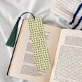 thumbnail image 4 of Kdxio Avocado Doing Sport Print Metal Tassel Bookmarks,Perfect Gift for Art Lovers and Bookworms Metal Bookmarks for Women, 4 of 8