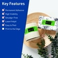 thumbnail image 3 of Avery Printable Rectangle Labels, Neon Green, 2" x 2-5/8", 600ct, 3 of 11