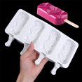 thumbnail image 2 of 4 Grids Popsicle Molds Silicone Ice Cream Molds Ice Cube Tray Popsicle Maker DIY Homemade Cake Pop Mold Ice Lolly Mould Kitchen Tools, 2 of 7