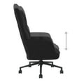 thumbnail image 5 of Black Relaxing Chair, Modern Swivel Office Chair - Adjustable Height, 360° Swivel, Padded Foam, Steel Frame - Living Room Accent Chair, 5 of 8