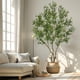 thumbnail image 4 of Olivo artificial VIGGDA Fauk Tree para interiores de 9 pies, 4 of 9