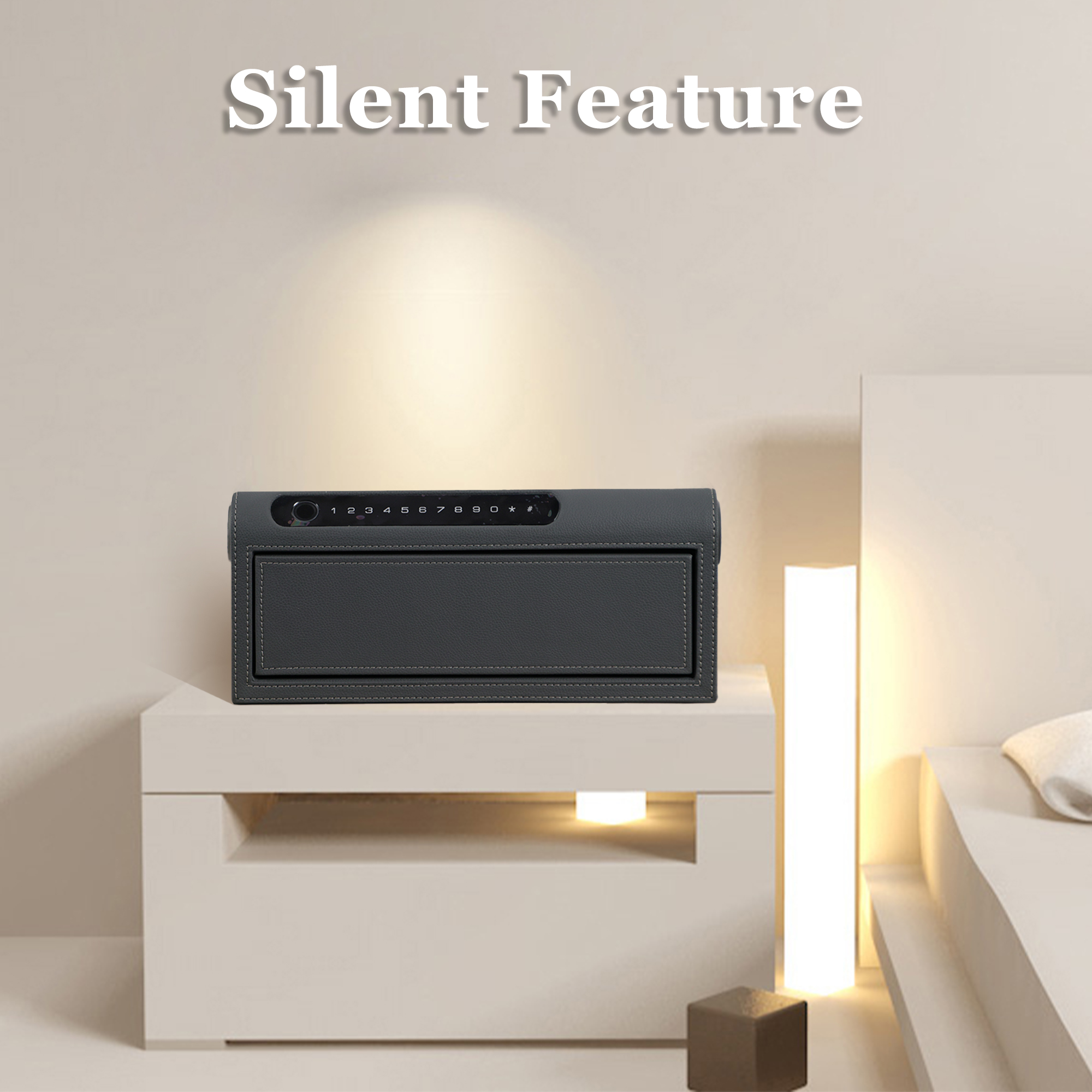 Biometric Drawer Safe: Quick-Access Pistol & Jewelry Safe for Home