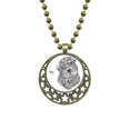 thumbnail image 1 of Pendentif Ami Chiot Peinture Collier Chaîne Lune Bijou, 1 of 3