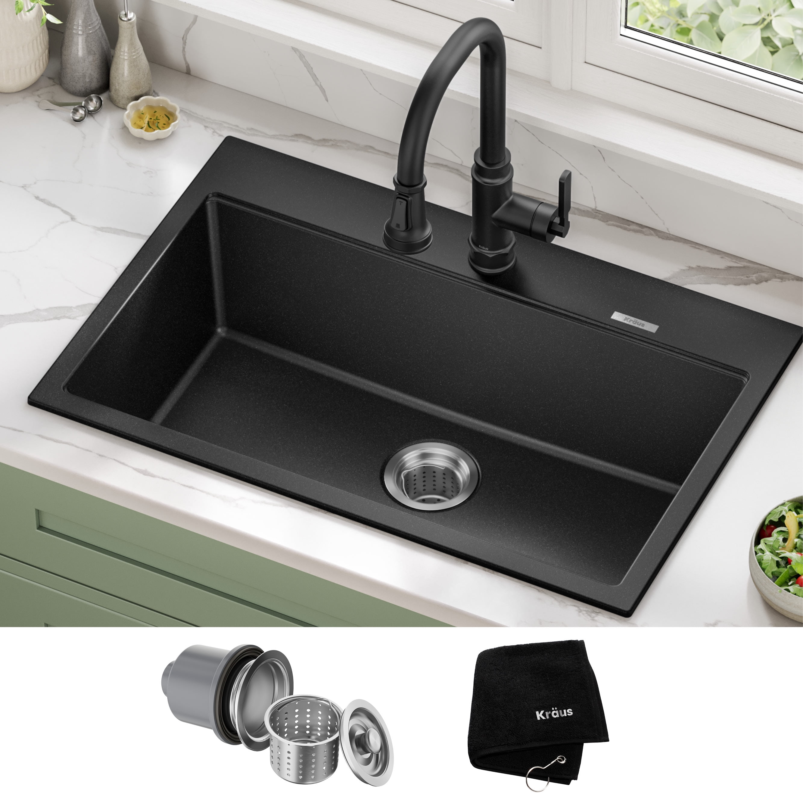 CAMPINO DUO 33D Undermount/Drop-In Granite 33