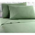 thumbnail image 3 of Micro Flannel Solid Color Deep-Pocket Sheet Set, Full, Willow, 3 of 3