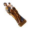 thumbnail image 4 of 1Pc St. Joseph Statue Religious Adornment Church Accessory (Assorted Color), 4 of 6