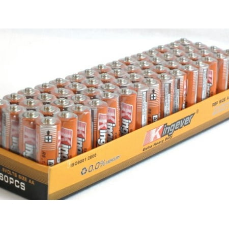 60 Pack AA Batteries Extra Heavy Duty 1.5v. 60 Pack wholesale (Best Rated Aa Batteries)