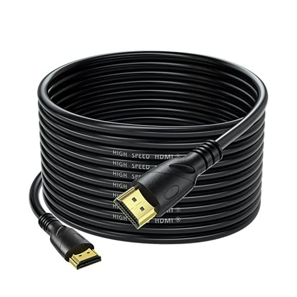 4K HDMI Cable 30ft Ultra High Speed HDMI 2.0 Cables 4K@60Hz 18gbps, Gold Plated Connector,Ethernet Audio Video Return,Compatible for 1080p 3D HDTV PC Xbox Arc Laptop PS3/4/5/9 etc