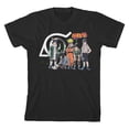 thumbnail image 1 of Naruto Sasuke Recovery Team Kids Black T-Shirt, 1 of 2