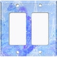 thumbnail image 6 of Metal Light Switch Plate Cover Romantic Paris Eiffel Tower Letter Baby Blue PRS009, 6 of 13