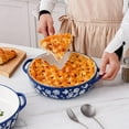 thumbnail image 3 of Pie Pan Ceramic Pie Dish es Pie Plate Porcelain Deep Dish Pie Pan NonStick Pie Pans, 3 of 7