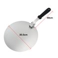 thumbnail image 3 of Pizza Shovel Spatula Wooden Handle Foldable Stainless Steel Pastry Paddle, 3 of 12