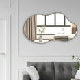 thumbnail image 6 of Irregular Mirror for Wall, Novelty Cloud Shaped Wall Mirror Asymmetrical Wall Mirror for Living Room Entryway 22"x36", 6 of 7