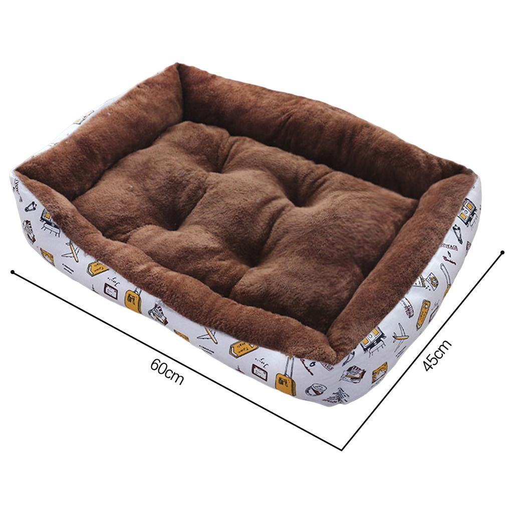 Cat Beds for Indoor Outdoor Small Dog Bed Self Warming Cat Beds Mat Warm Pet Pad Portable Cat Dog Mattress for Medium Small Pets Coffee L