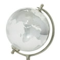 thumbnail image 5 of DecMode 9" Silver Globe with Tiered Base, 5 of 9