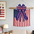 thumbnail image 6 of Qiweii Independence Day Bow Decor 12X20 Inch Patriotic Ornament for Home and Party, 6 of 6