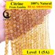 thumbnail image 2 of Cuentas de piedra natural 100% citrino Zambia Liuwei para hacer joyas 6 mm 8 mm 10 mm, 2 of 4
