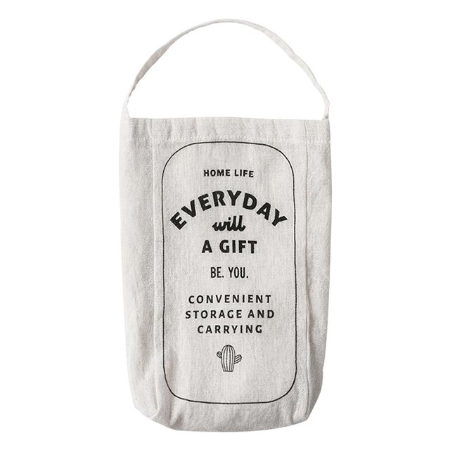 Wosthever Bolsa de ropa de cocina, bolsas de ropa de cama ligeras, soporte impermeable, bolsa de comestibles, dispensador de algodón Organizadores de utensilios de cocina