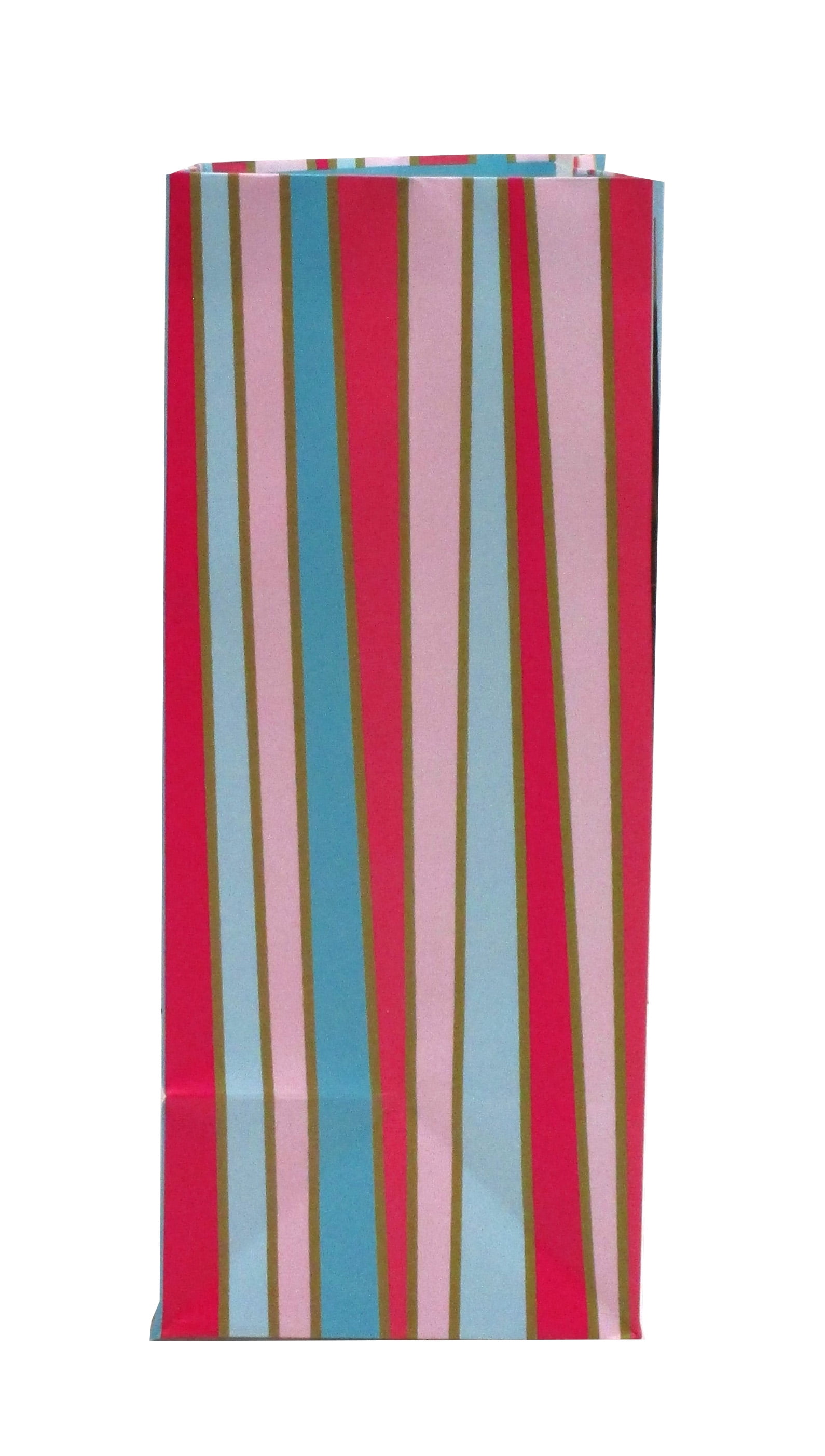 Multicolor Stripes Paper Gift Bag, 10" x 12", by Way To Celebrate