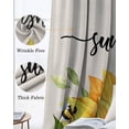 thumbnail image 3 of Sunflowers Blackout Curtains for Bedroom Living Room Darkening Curtains 63 Inches Long Farmhouse Bees Vintage Sunshine Summer Window Curtain 2 Panels Set Window Treatment Grommet Drapes 42"x63", 3 of 9