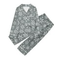 thumbnail image 1 of WEAIXIMIUNG Pyjama Décontracté pour Enfants à Imprimé, Chemise Boutonnée à Col à Revers à Manches Longues et Pantalon, Ensemble 5-6 Ans, 1 of 4