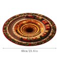 thumbnail image 2 of 3D Christmas Rug, 24" Christmas Round Illusion Door Mat, Welcome Floor Mat for Living Room Decor & Xmas Gift, 2 of 6