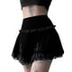 thumbnail image 2 of Txlixc Falda con bordado cruzado para mujer Falda elegante con ribete de encaje para mujer Txlixc Sexy, 2 of 7