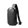 thumbnail image 1 of Mochila Cruzada Bange. Espacio para iPad, audífonos, billetera y libros. Material resistente al agua y carga USB. Modelo BG-7221 Bange BG-7221, 1 of 16