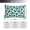 thumbnail image 2 of Kdxio Cotton Pillow Cases Pillowcases,Soft and Breathable Bedroom Pillow Cases-Blue Sunflowers, 2 of 8