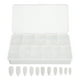 thumbnail image 4 of Uñas Postizas Largas NikouMX Transparentes Esmeriladas para Profesionales, 4 of 8