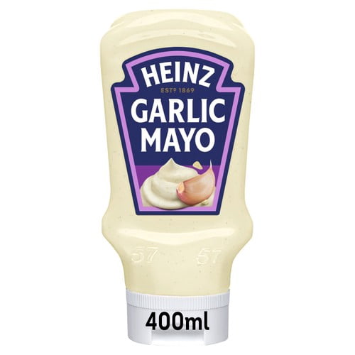 Heinz Garlic Mayonnaise 400ml, British Import (Pack of 2)