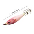thumbnail image 3 of Señuelo Pesca Luminoso Anzuelos Calamar Artificiales Cebos Jigging () Blanco, 3 of 3