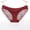 Wine, variant on VISALY Cheeky Panties Lace Panties Womens Underwear Lace Low Waist Soft Lace Breathable Stretchy Briefs Comfortable Panties For Ladies Seamless Underwear Plus Size Panties Panties For Women Beige L