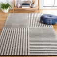 thumbnail image 2 of SAFAVIEH Natura Wayra Striped Area Rug, Ivory/Black, 6' x 9', 2 of 8