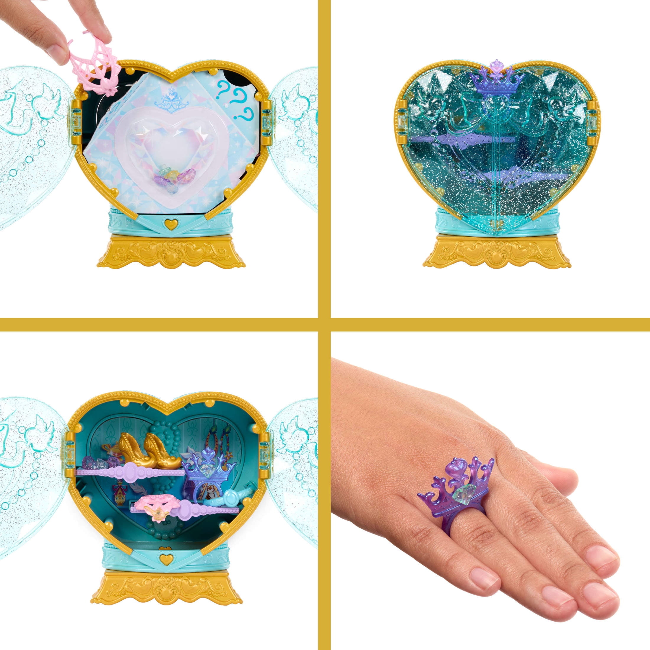 Disney Princess Jewel Reveal Jasmine Fashion Doll w/ 8 Surprises Including Gem Box & 10 Accessories