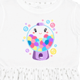 thumbnail image 4 of Inktastic Cute Gumball Machine and Bubbles Girls Toddler Dress, 4 of 5