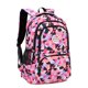 thumbnail image 1 of Mochila Bansusu con estampado geométrico para niñas y niños en edad escolar, color negro-L, 1 of 7