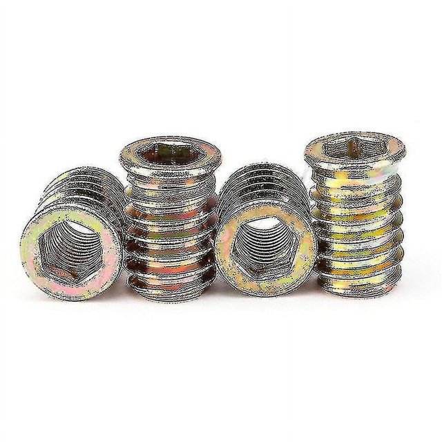 Carbon Steel, Hexagon Threaded Insert Nuts For Wood Furniture