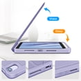 thumbnail image 3 of Fintie Magnetic Case for iPad Mini 6th Generation 2021 (8.3 Inch) - Multiple Angle Shockproof Rugged Stand Case, Soft TPU Back Cover w/Pencil Holder, 3 of 7