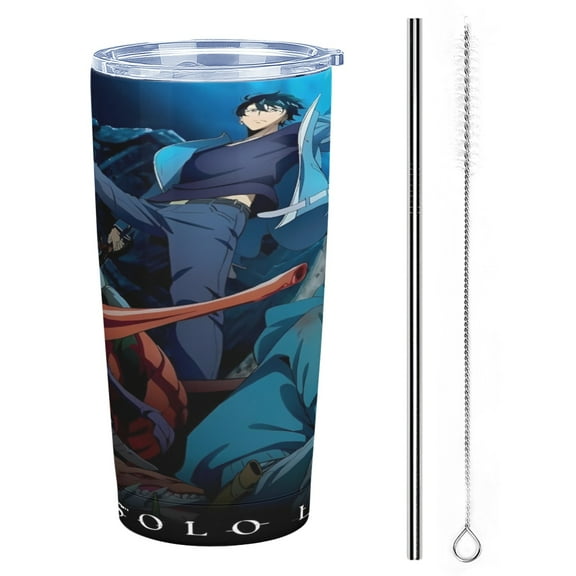 solo leveling Personalised Travel Mug has an iconic print, is durable with insulation.