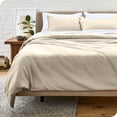 thumbnail image 2 of Bare Home Microfiber Duvet Cover & Sham Set, King, Sand, 3-Pieces, 2 of 7