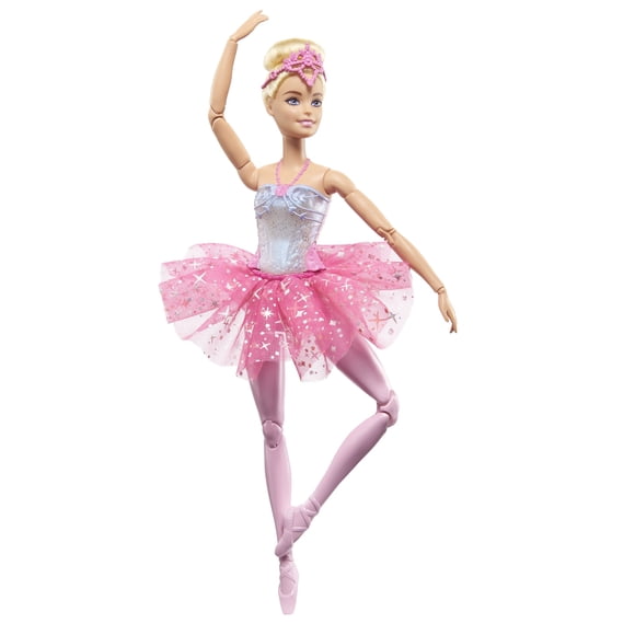 Muñeca Mattel Barbie Bailarina Luces Brillantes Tutú Rosa