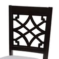 thumbnail image 5 of Baxton Studio Mael Modern and Contemporary Grey Fabric Upholstered and Dark Brown Finished Wood 2-Piece Dining Chair Set, 5 of 8