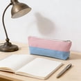thumbnail image 2 of Under $1 dollars!Special Pencil Case Pouch, Large Capacity Pencil Case ForTeens High Capacity Pencil Pouch Multi-compartment With Zipper Pen Bag For Office Supplies Stationery Organizer, Pink, 2 of 6