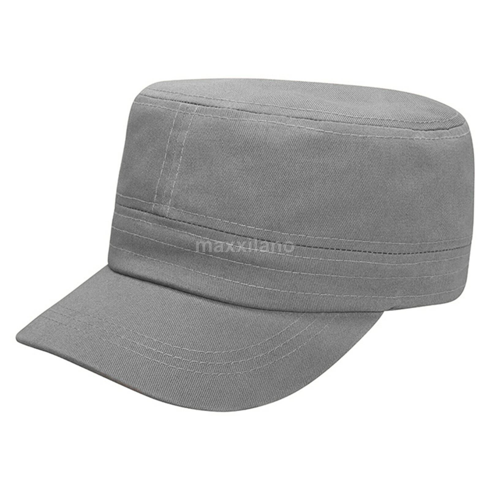 Cadet Hat Castro Style Army Caps Men and Women Baseball Cap Adjustable