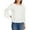 Off-White - natural, variant on 1.STATE Womens Ruffled Sleeve Cold Shoulder Blouse, Off-White, Small